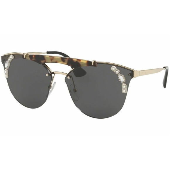 SOLD ! PRADA ORNATE JEWEL CAT EYE SUNGLASSES - Picture 6 of 8